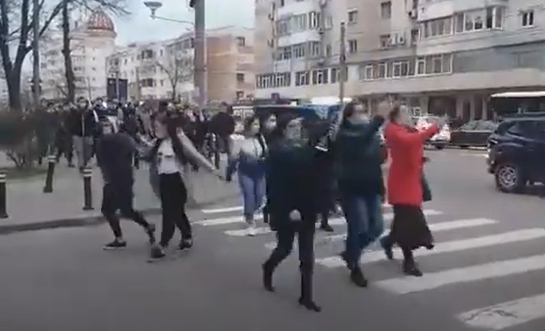 Protest Braila, Foto: Captura YouTube