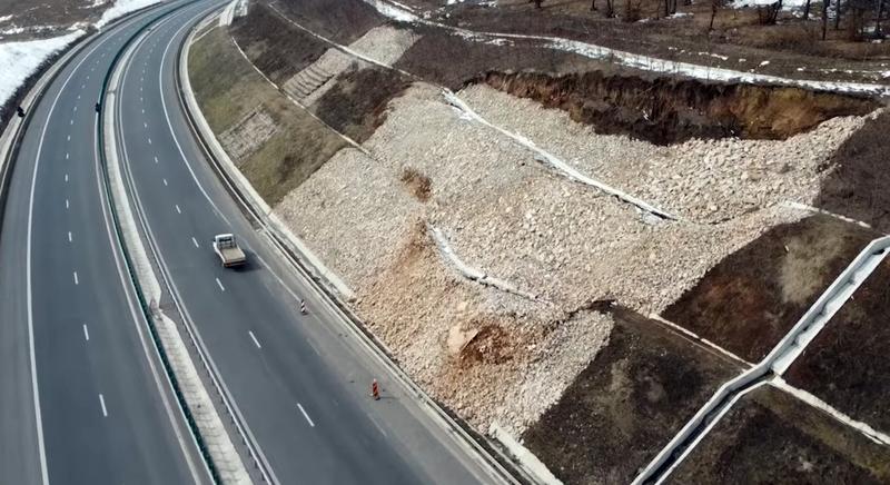 Surpare pe autostrada Transilvania, Foto: Captura YouTube