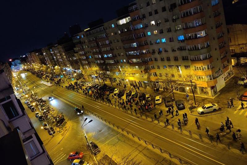 Protest anti restricții in Capitala, Foto: Hotnews