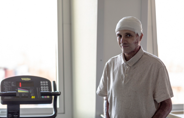 Catalin Denciu la recuperare in Belgia, Foto: beldefnews