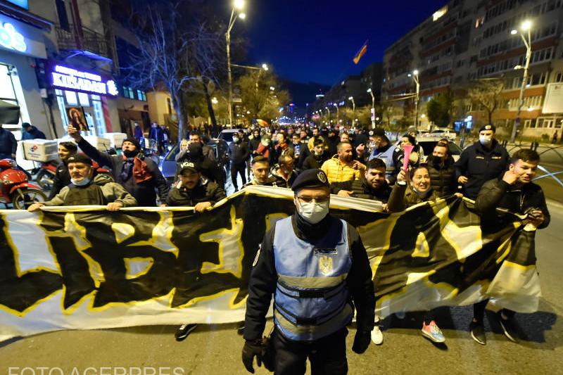 Protest anti-restrictii in Bucuresti, Foto: Agerpres