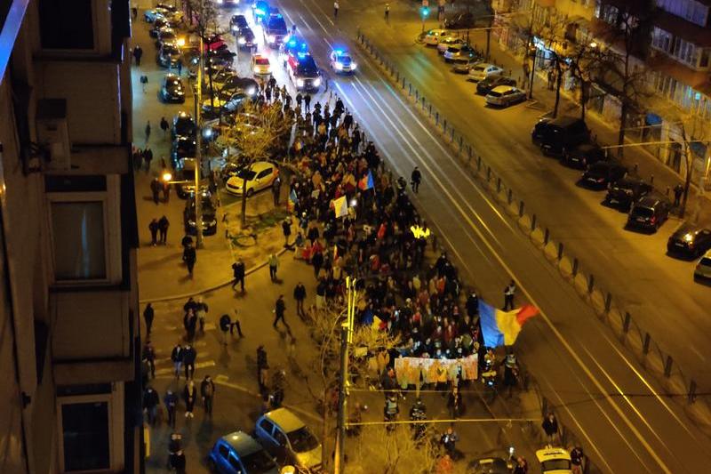 Protest Bucuresti ziua 4, Foto: Victor Cozmei / HotNews.ro