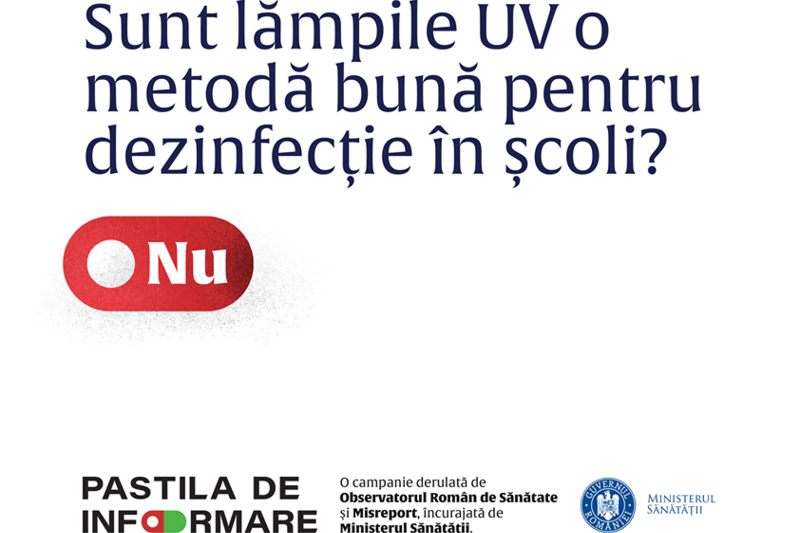 Lampi UV, Foto: Ministerul Sanatatii