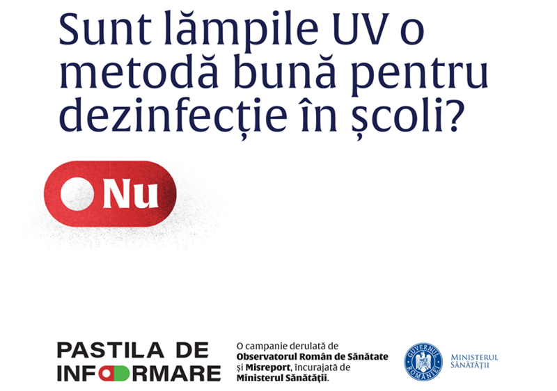Lampi UV, Foto: Ministerul Sanatatii