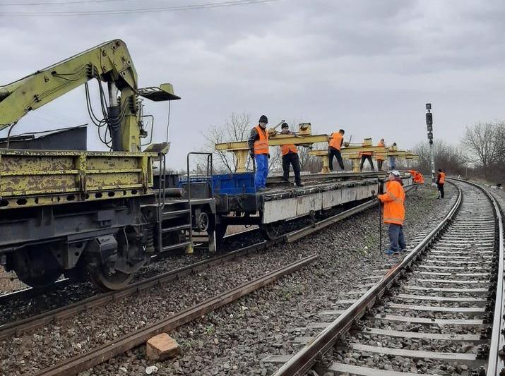 Lucrari feroviare, Foto: CFR Infrastructura