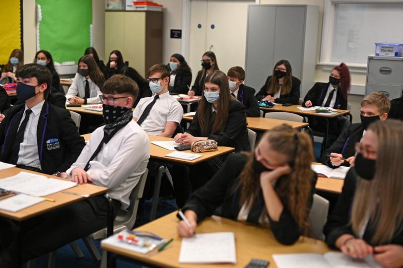 Elevi de liceu in Anglia, Foto: Oli Scarff / AFP / Profimedia Images