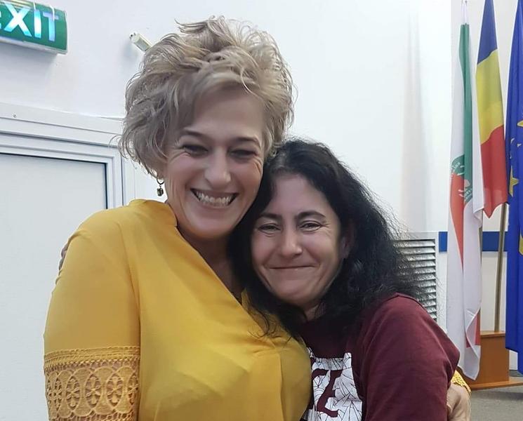 Nicoleta Florea si Nicoleta Vaia, paciente cu mastocitoza, Foto: Arhiva personala