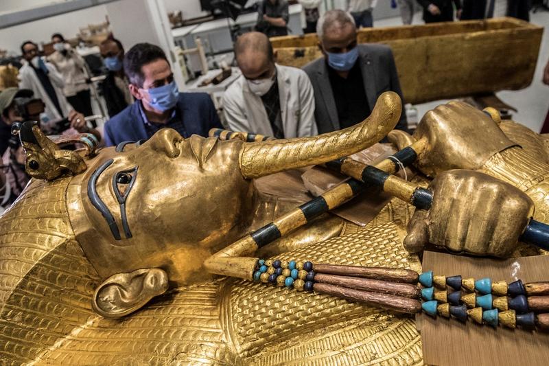 Pregatiri pentru „Defilarea faraonilor”, Foto: Khaled Desouki / AFP / Profimedia Images