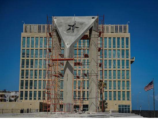 Un gigant steag cubanez din beton, Foto: Lepoint.fr