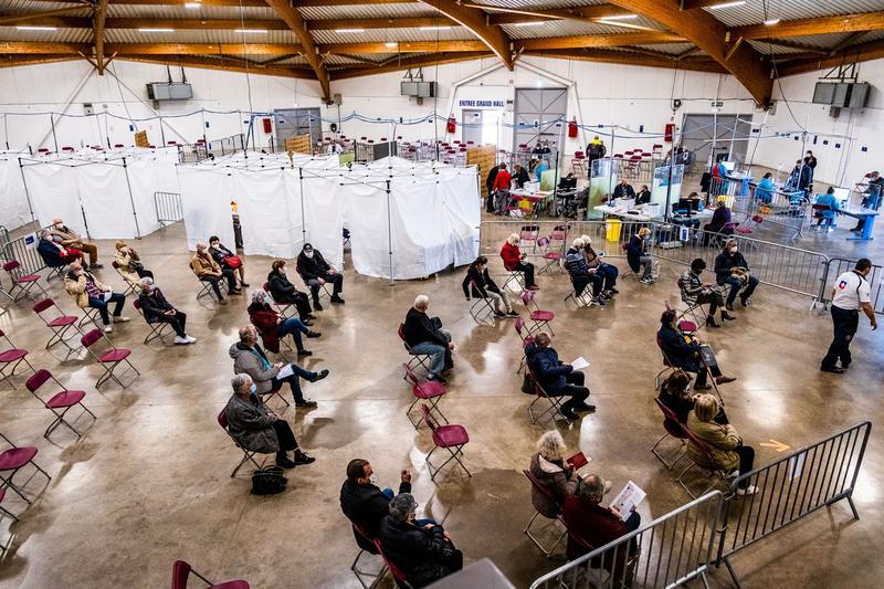 Vaccinare in Perpignan, Franta, Foto: AFP / AFP / Profimedia