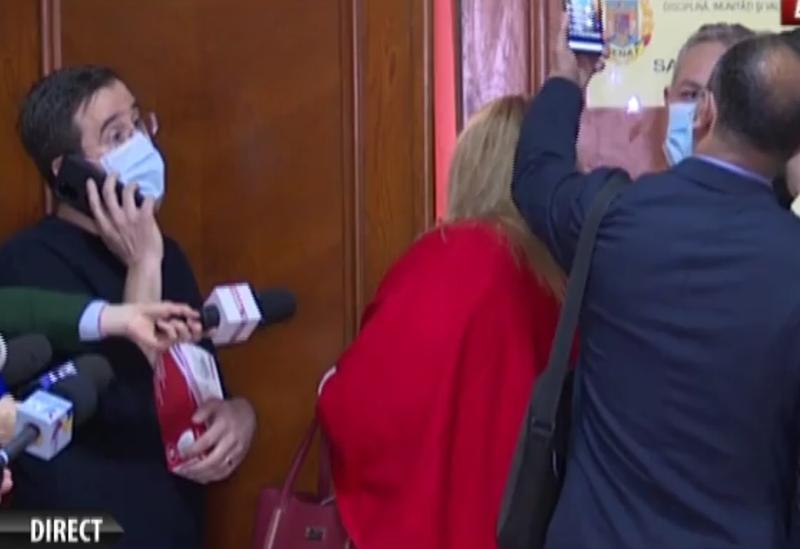 Sosoaca la Comisie, Foto: Captura video