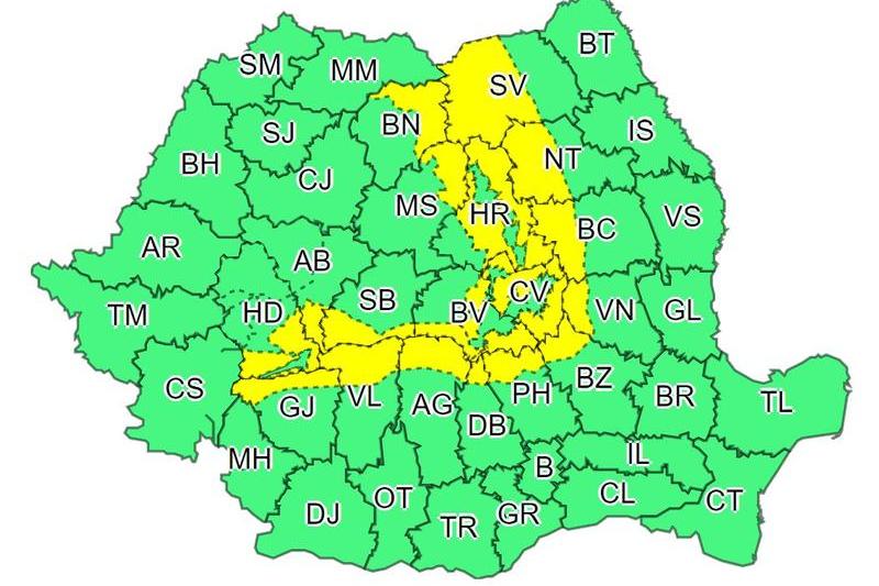 Avertizare meteo, Foto: ANM