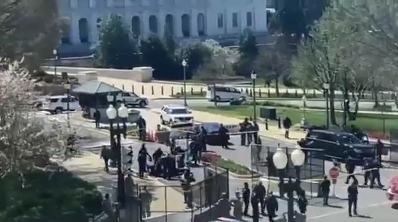 Incident la Capitoliu, Foto: Captura YouTube