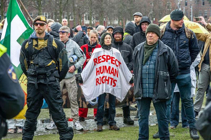 Protest in Amsterdam anti-restrictii, Foto: Alamy / Profimedia