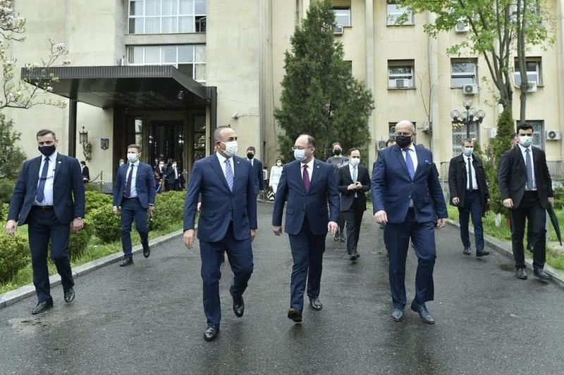 Reuniunea trilaterală a miniștrilor de Externe din România, Polonia, Turcia, Foto: MAE