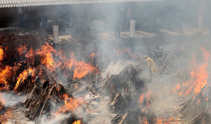 Incinerararea mortilor Covid in India, Foto: SOPA Images / ddp USA / Profimedia