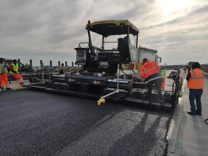 Lucrsari de reabilitare pe Autostrada, Foto: CNAIR