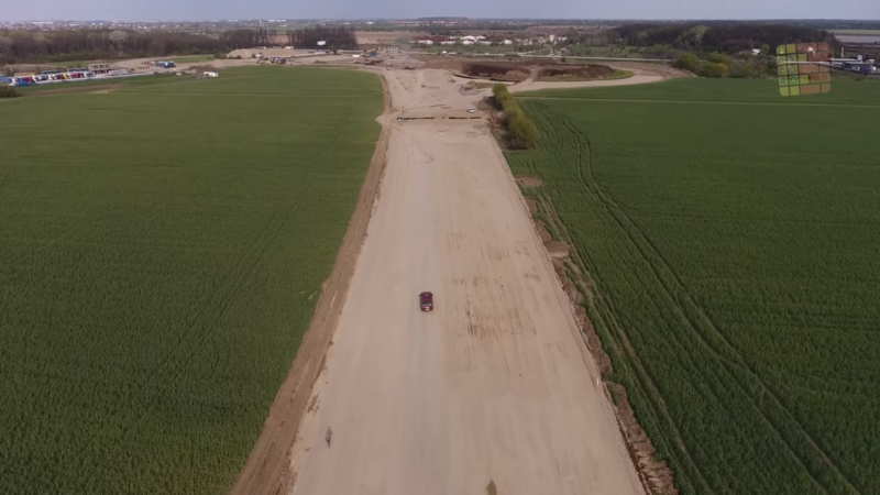 Autostrada de centură A0 Sud - aprilie 2021, Foto: Captura YouTube
