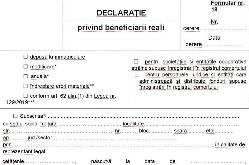 Declaratie privind beneficiarii reali, Foto: Hotnews
