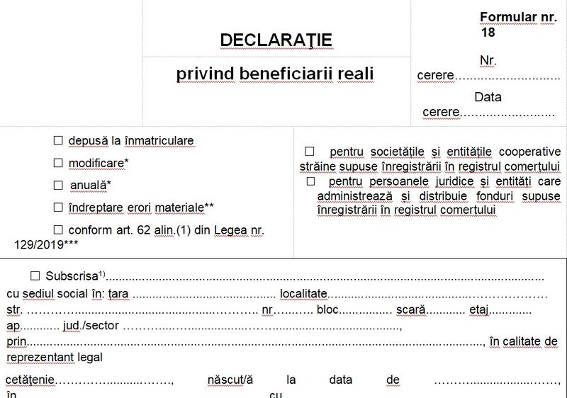 Declaratie privind beneficiarii reali, Foto: Hotnews