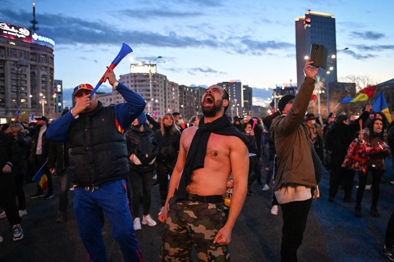 Protest Bucuresti, Foto: Daniel MIHAILESCU / AFP / Profimedia