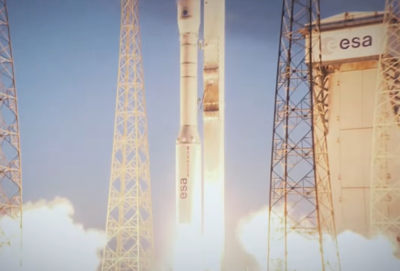 decolare racheta Vega, Foto: Captura video