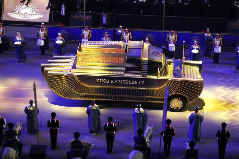 Car cu Mumia faraonului Ramses al IV-lea, Foto: Ahmed Gomaa / Xinhua News / Profimedia