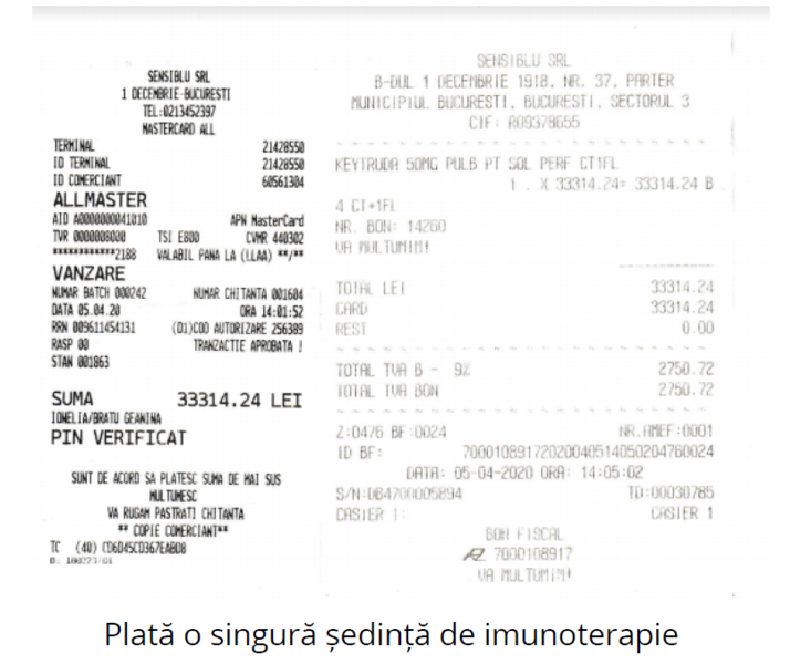 Plata unei singure sedinte de imunoterapie, Foto: Hotnews