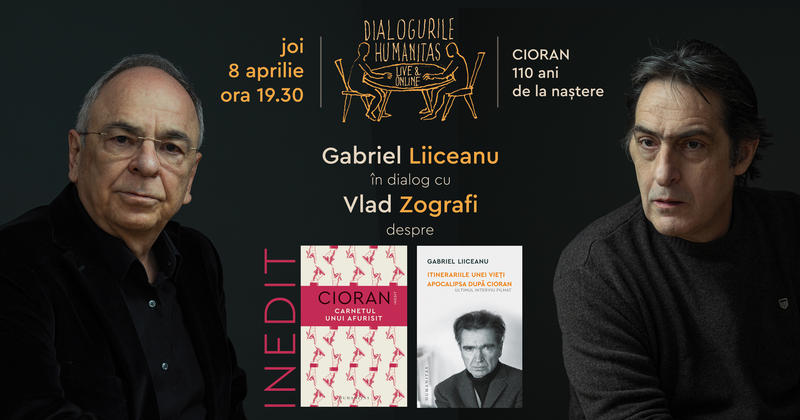 Gabriel Liiceanu și Vlad Zografi, despre Cioran, Foto: Hotnews