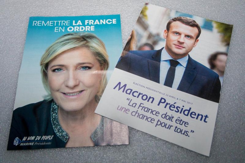 Pliante electorale ale lui Macron si Le Pen, Foto: Zefrog / Alamy / Profimedia Images