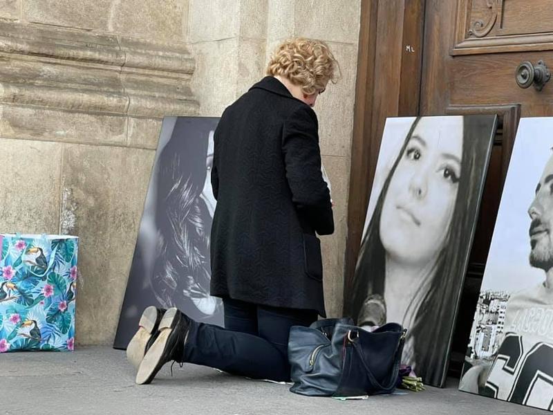 Protest supravietuitori si rude ale victimelor din Colectiv 4, Foto: Facebook / Marian Raduna