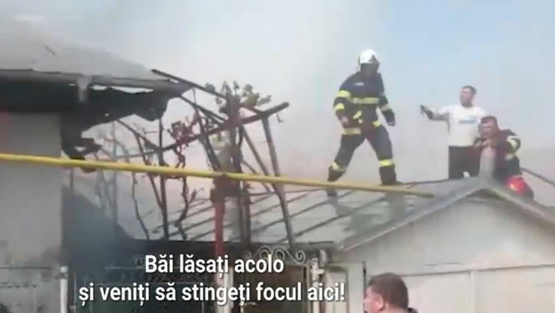 Incendiul de la Barlad, Foto: captura video