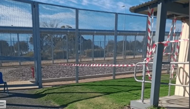 tunel centru de detentie, Foto: Captura video
