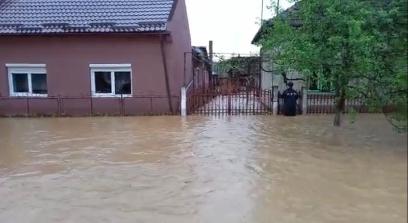 Inundatii in judetul Satu Mare, Foto: Captura video