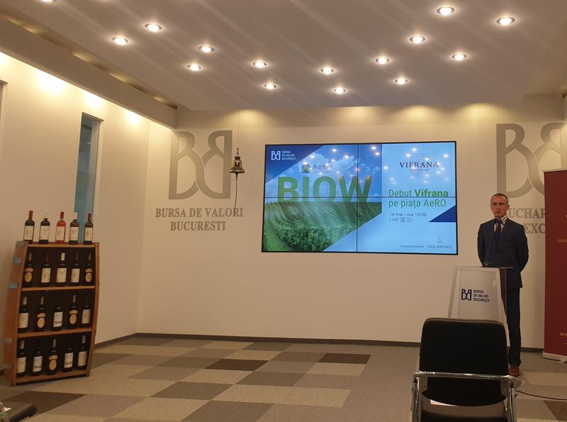 Octavian Vucmanovici - listarea Vifrana pe bursa - 2021, Foto: Hotnews
