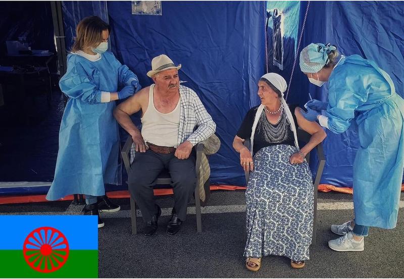 Primul Bulibașă vaccinat anti-COVID19, Foto: RO Vaccinare