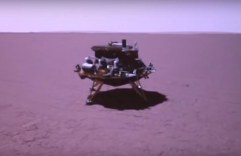 Roverul chinez Zhurong, Foto: Captura YouTube