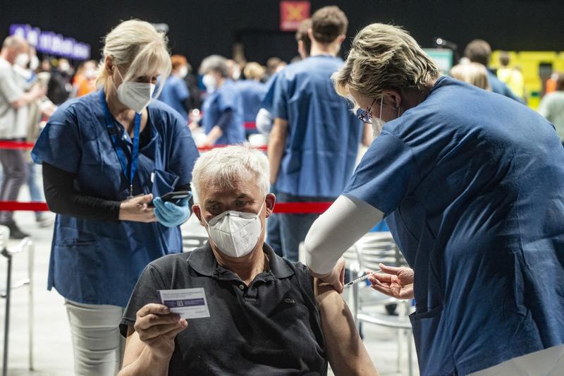 Centru de vaccinare din Praga (Cehia), Foto: Michal Cizek / AFP / Profimedia Images