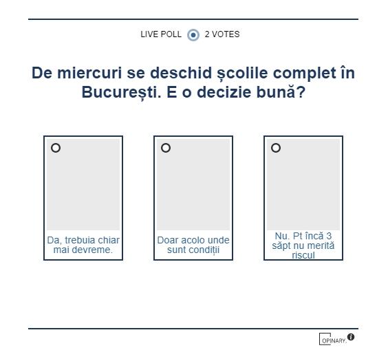 Sondaj - se redeschid scolile - e o decizie buna sau nu?, Foto: Hotnews
