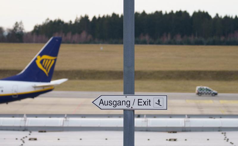 Avion Ryanair pe aeroportul din Frankfurt, Foto: Andreas Arnold / AFP / Profimedia