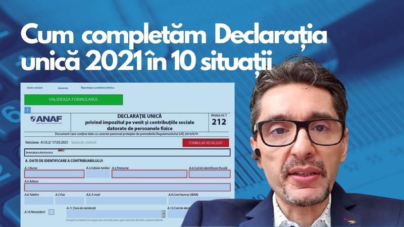 Cum completezi Declaratia unica 2021, Foto: Hotnews