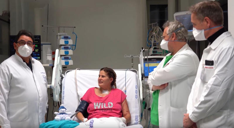 Szilvia Bedo-Nagy a aflat ca a nascut dupa ce a stat intr-o luna intr-o coma indusa medical din cauza Covid, Foto: Captura YouTube