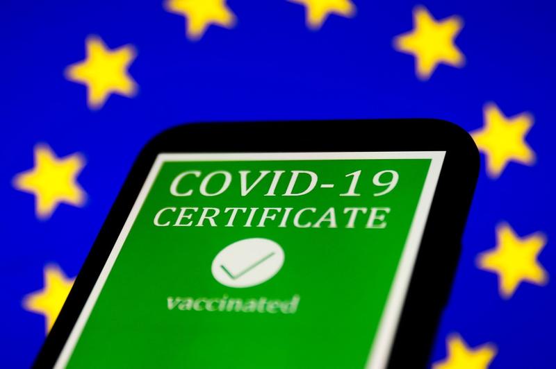 Certificatul digital european pentru Covid-19, Foto: Jakub Porzycki/NurPhoto / Shutterstock Editorial / Profimedia