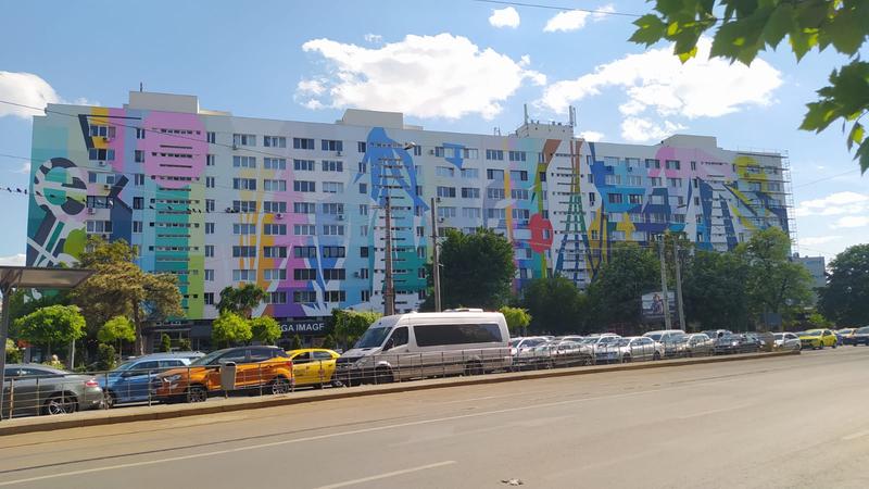 Cea mai mare pictura murala din Romania, Foto: Hotnews