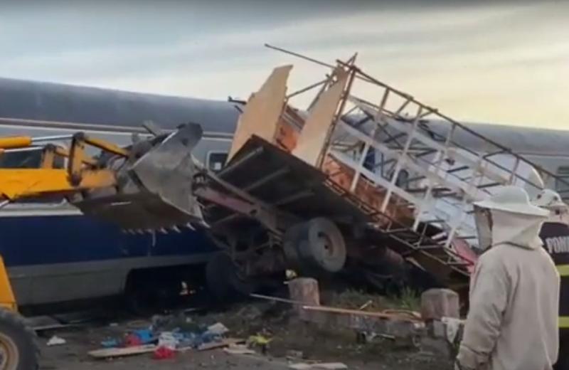 Accident cu stupina, Foto: Captura YouTube