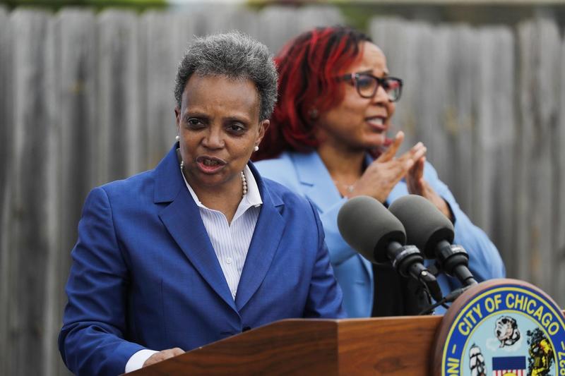 Lori Lightfoot, primarita din Chicago (prim plan), Foto: Jose M. Osorio / Zuma Press / Profimedia