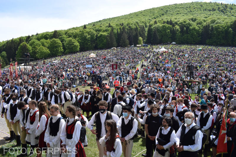 Pelerinajul de la Sumuleu Ciuc 2021, Foto: Agerpres