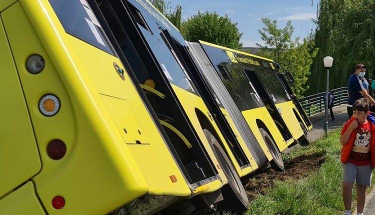 accident autobuz la Sibiu, Foto: Ora de Sibiu