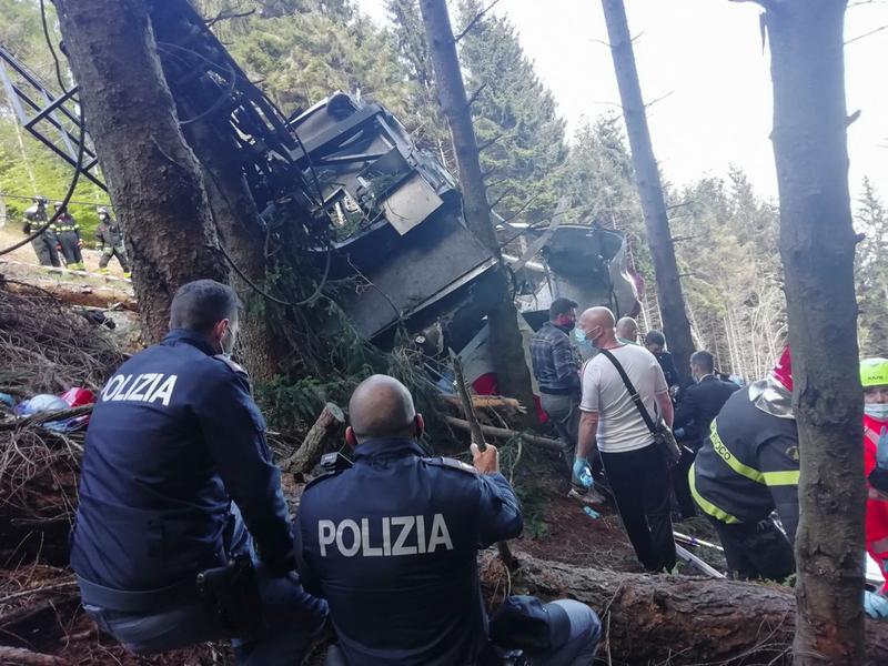 Accident de telecabina in Italia, Foto: Handout / AFP / Profimedia