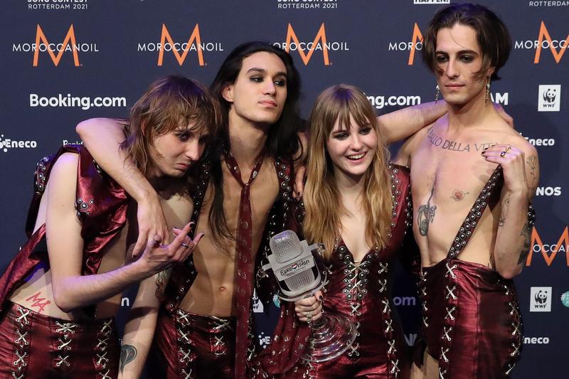 Trupa Maneskin din Italia, Foto: Vyacheslav Prokofyev / TASS / Profimedia